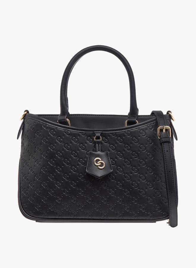 Celeste Monogram Embossed Tote - Elegance on the Go - Image 1