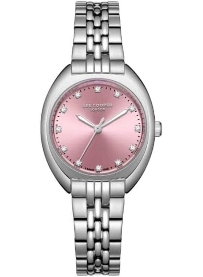 Lee Cooper LC07989.300 Elegant Silver Metal Women's Watch - Image 1