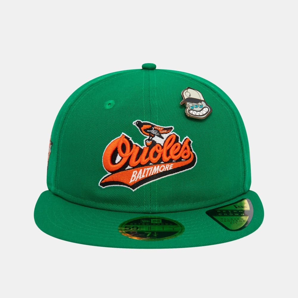 Baltimore Orioles Coop Pin 59FIFTY: Classic Cap Stylized - Image 1