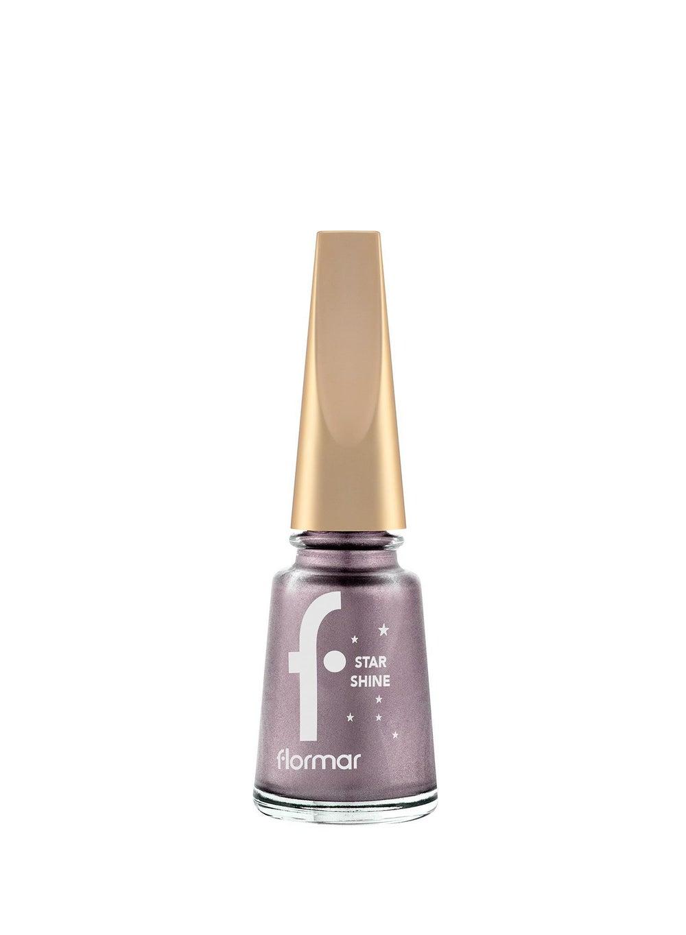 Flormar Star Shine 03 Lilac Sparkle Nail Enamel - Image 1