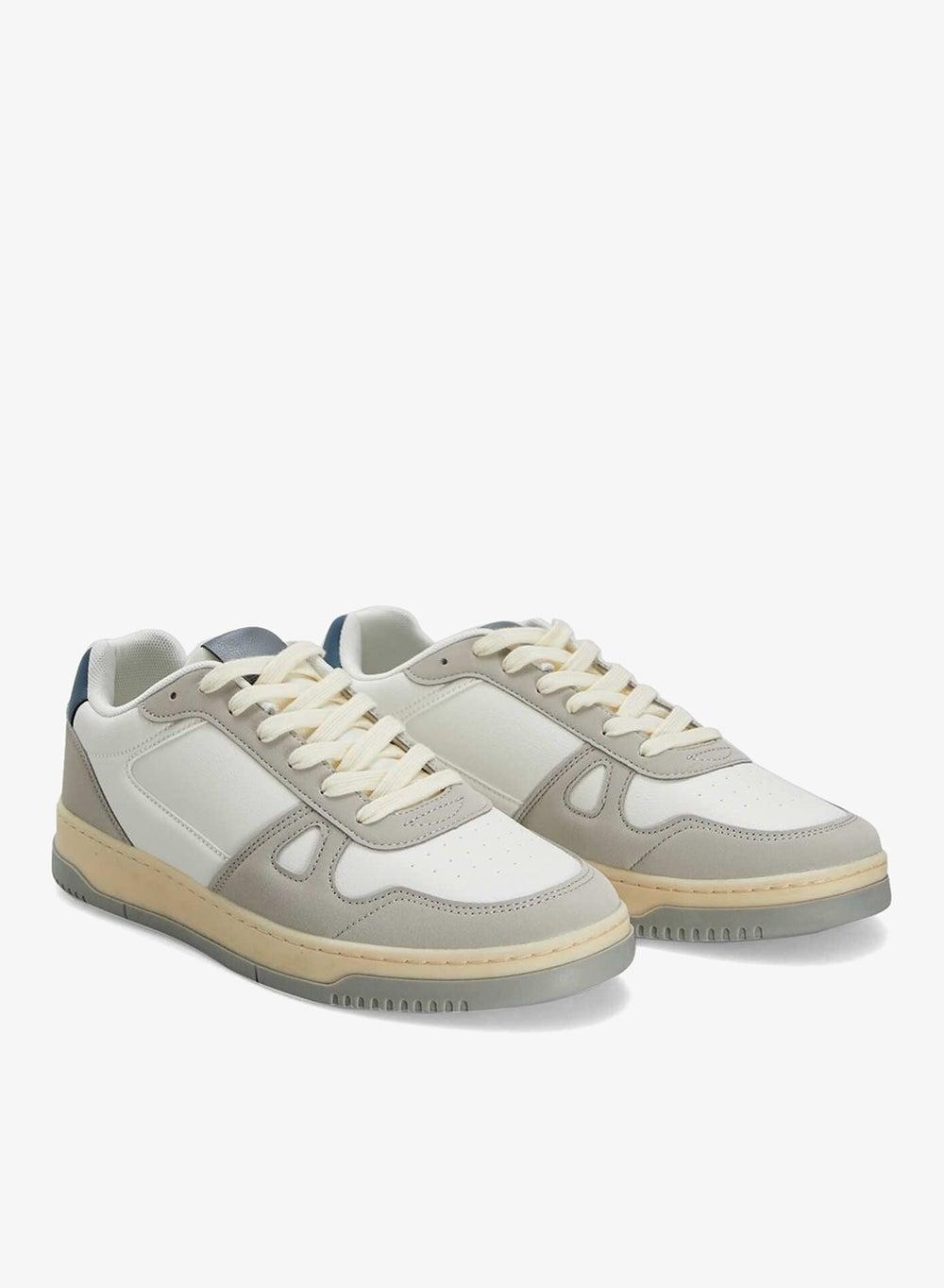 Refined Elegance White Low-Top Sneakers for Men - Image 1