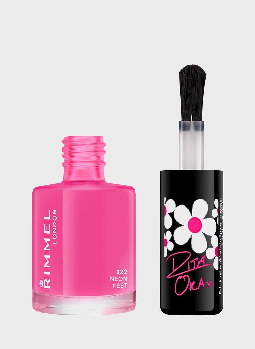 Rimmel Neon Fest 322 Super Shine Nail Polish, 8ml - Image 1