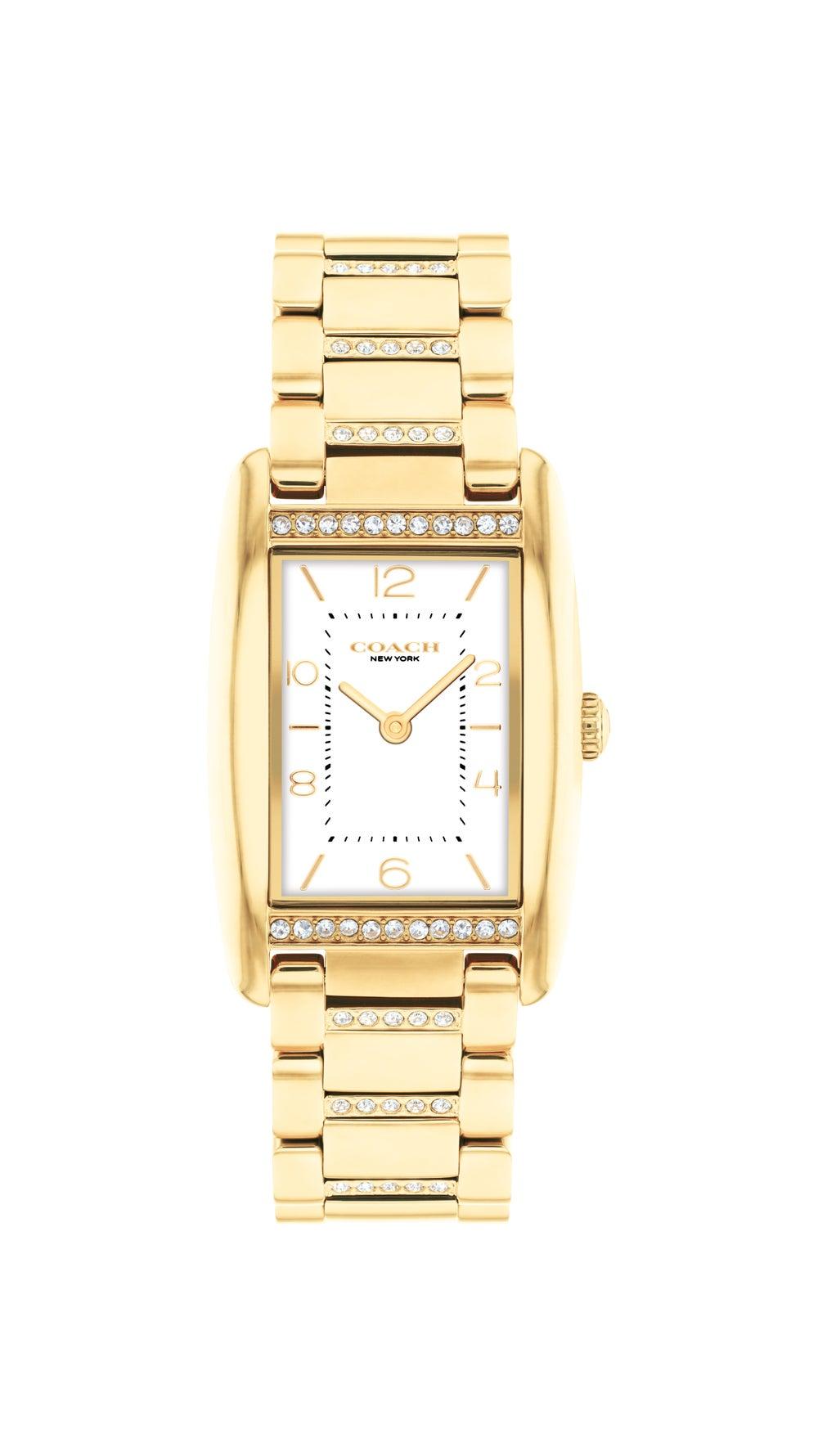 COACH REESE Gold Tone Women's Watch with Crystals - Image 1
