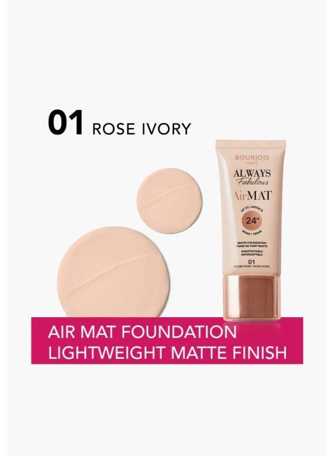 Rose Ivory Air Mat Flawless Foundation 001 - 30Ml - Image 1