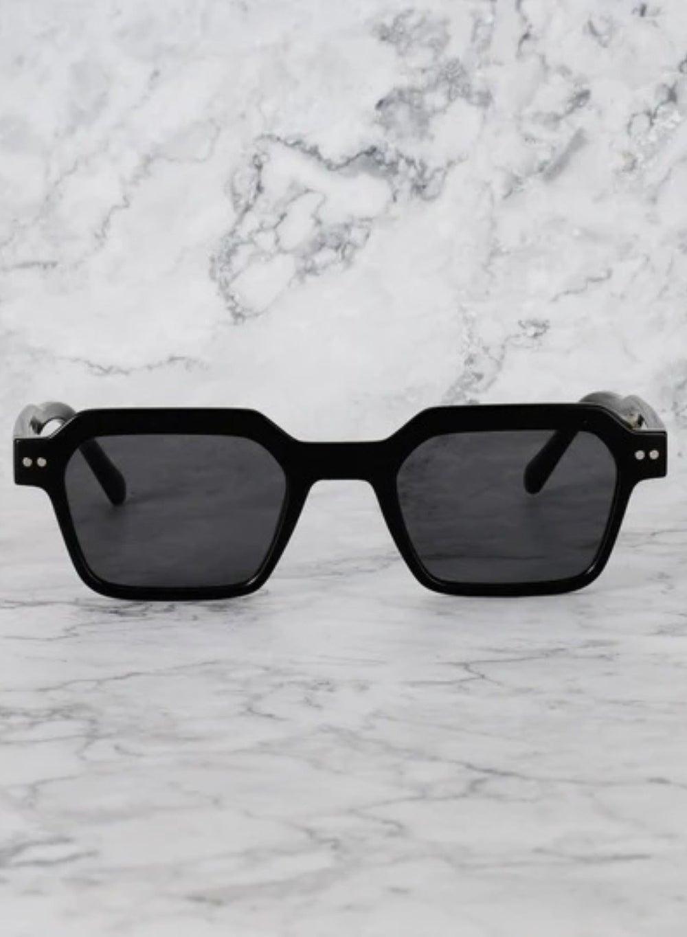 12EP6 Explicit Poets ELLIOT Unisex Sunglasses in Black - Gray - Image 1