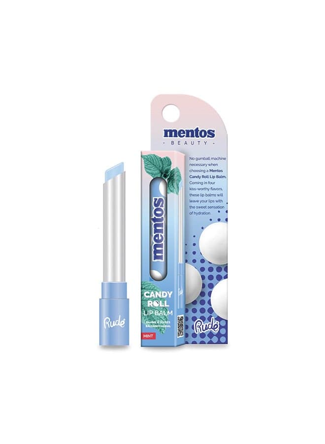 Mentos Mint Lip Balm - Refreshing Hydration Roll - Image 1