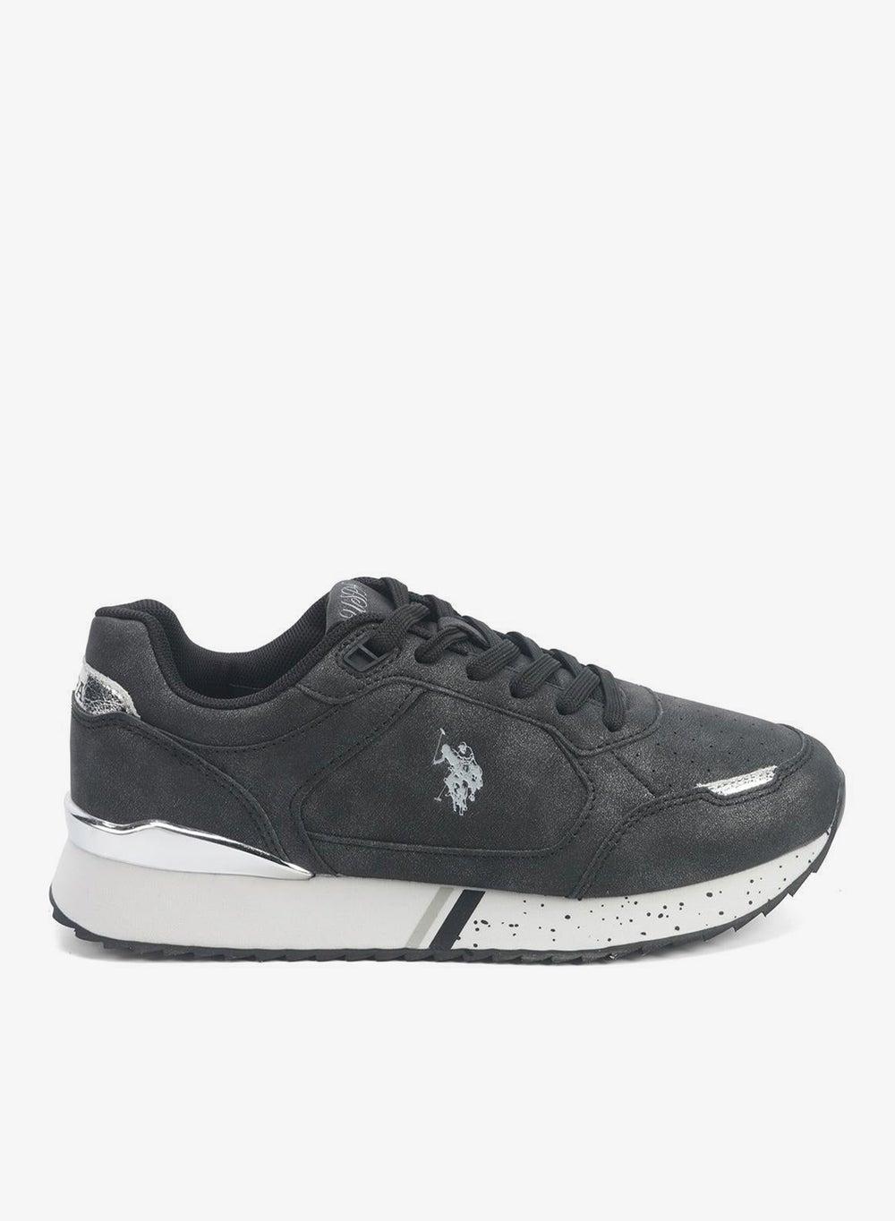 Chic U.S. POLO ASSN. 4W RUIZ WOMEN OD Black Sneakers - Image 1