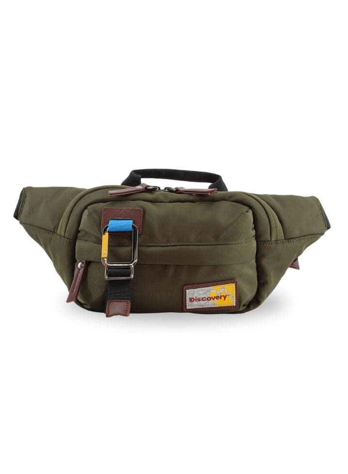 Discovery ICON Khaki Waist Bag: Style Meets Function - Image 1