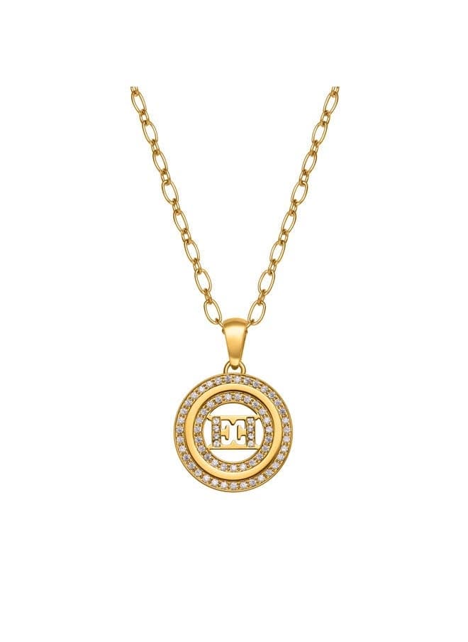 ESCADA Alice Crystal E Signature Necklace for Modern Chic - Image 1