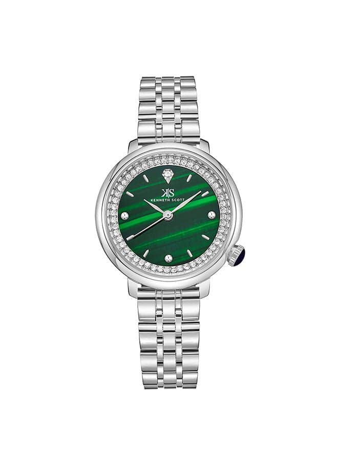 KENNETH SCOTT K23518-SBSH Elegant Stainless Steel Women's Watch - Image 1