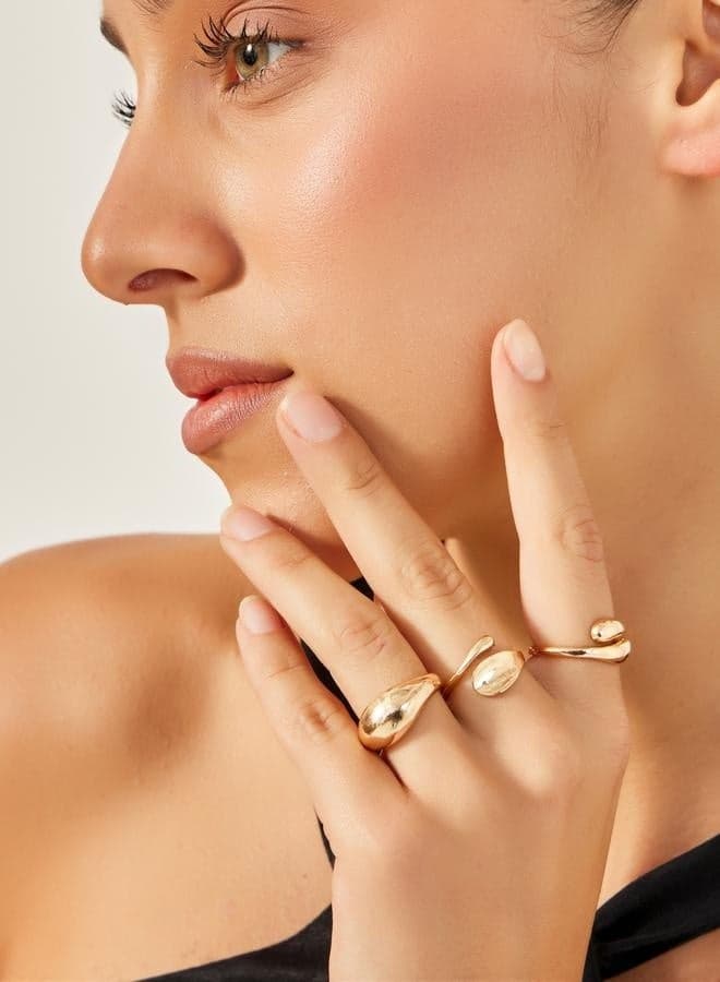 Styli Trio - Chic Assorted Earrings Set for Women - Image 1