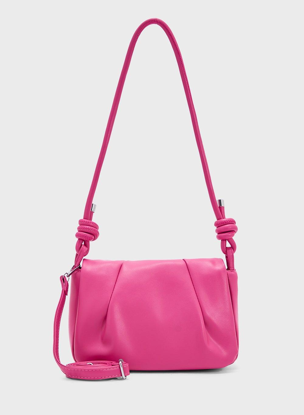 Elegant Ginger Ruched Crossbody Bag - Chic Woman's Accessory - Image 1