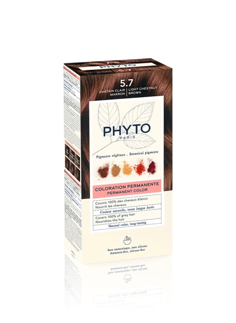 Phytocolor 5.7 Light Chestnut Brown - Ammonia-Free Elegance - Image 1