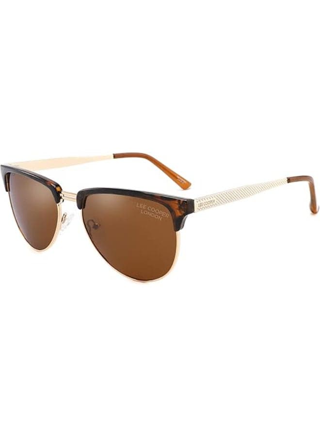 Lee Cooper LC1026C03 Men's Chic Polarized Demi Frame Sunglasses - Image 1