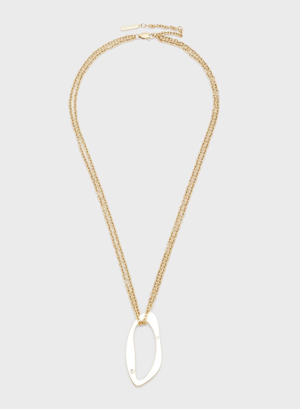Calvin Klein Jeans Gold Plated Harmonious Necklace for Women - Image 1