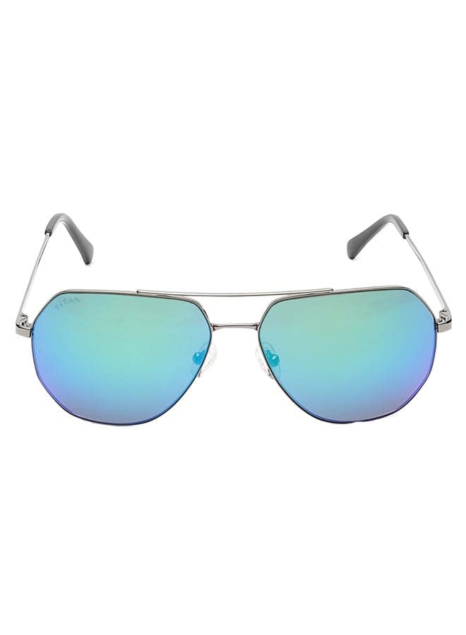 TITAN Grey Aviator Classic Sunglasses for Men - Image 1