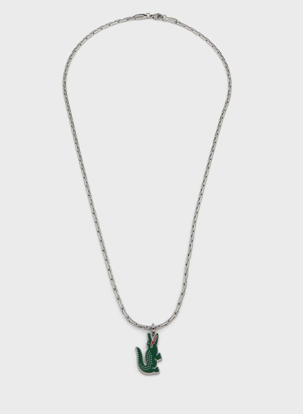 LACOSTE Arthor Men's Elegant Stainless Steel Necklace - Image 1