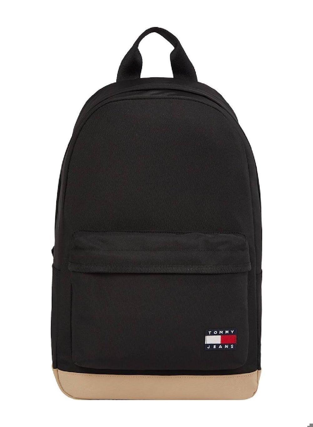 TOMMY JEANS Essential Black Dome Backpack - Image 1