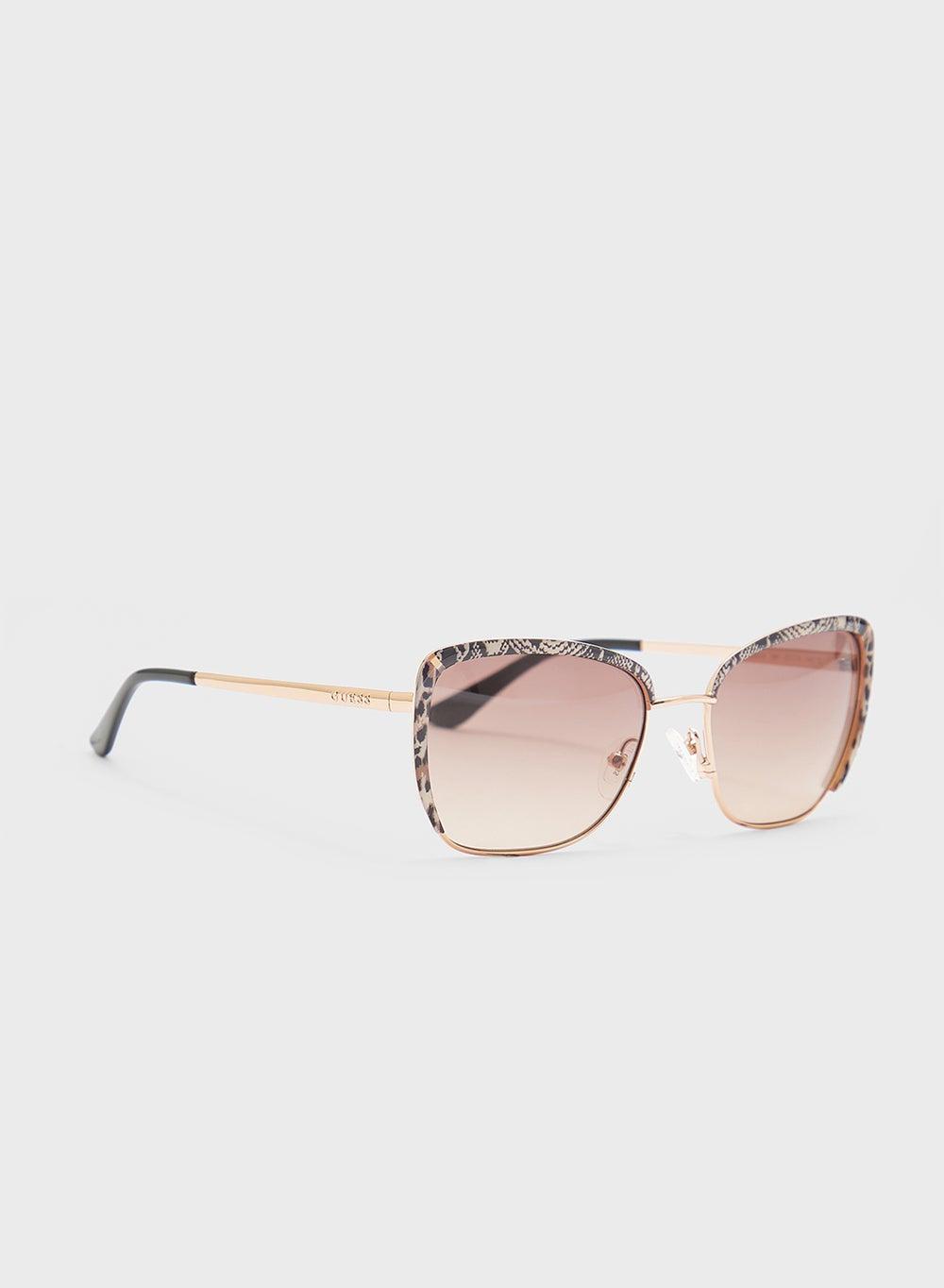 GUESS Gu0021828F57: Chic Metal Cat Eye Sunglasses for Women - Image 1