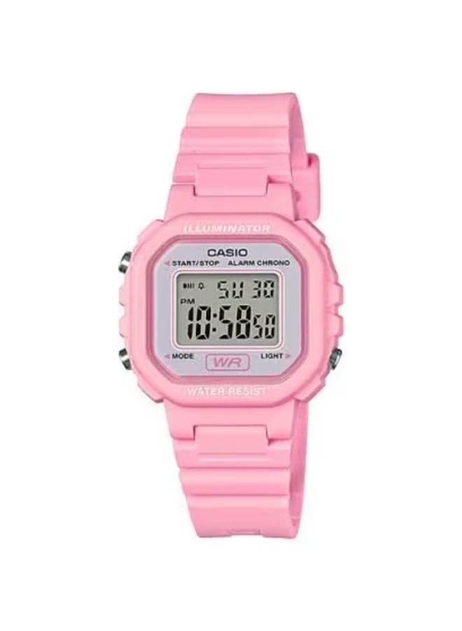 CASIO LA-20WH-4A1 Chic Pink Resin Digital Watch for Women - Image 1