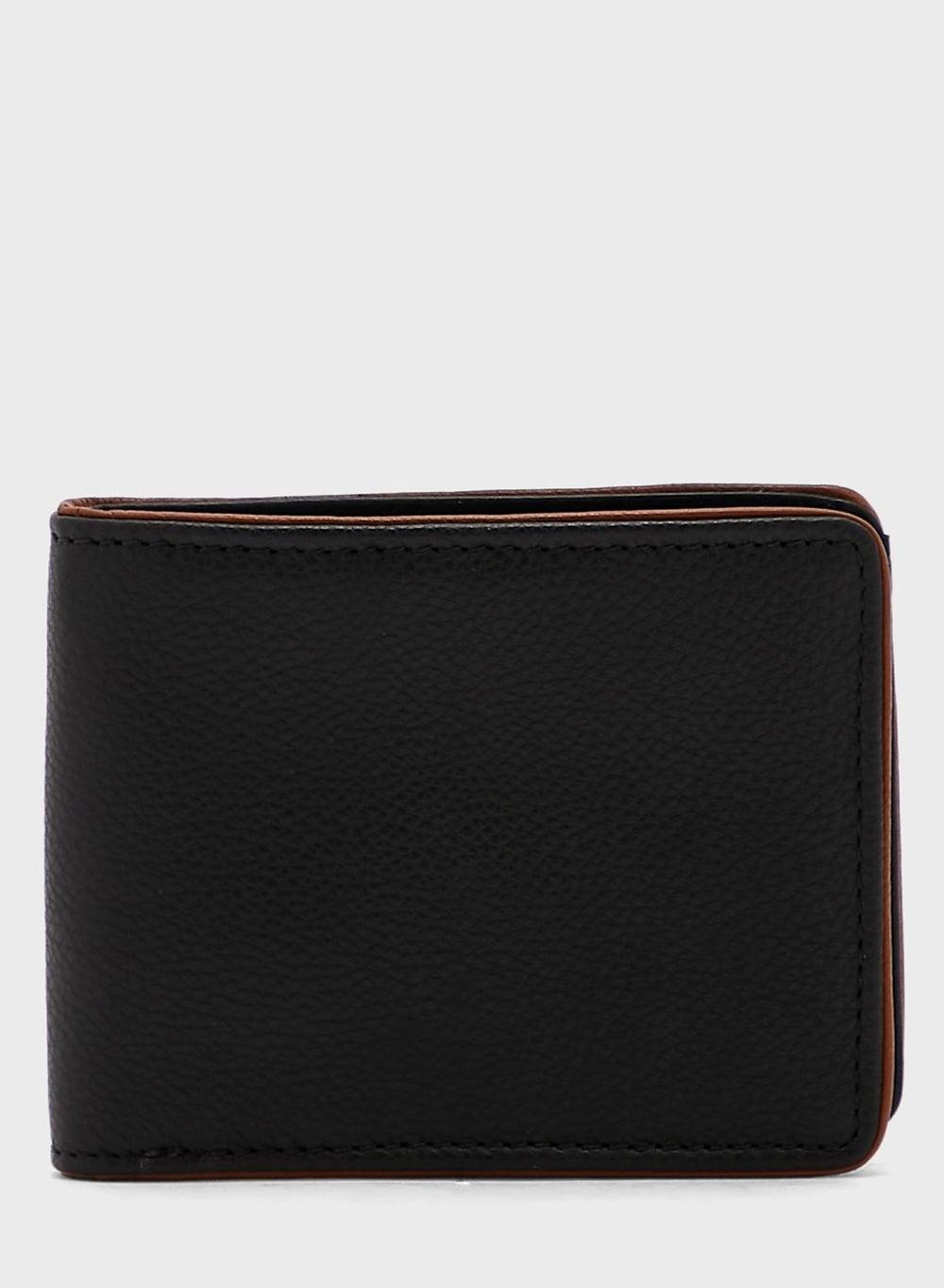 Robert Wood Men's Genuine Leather Bi-Fold Wallet - Image 1