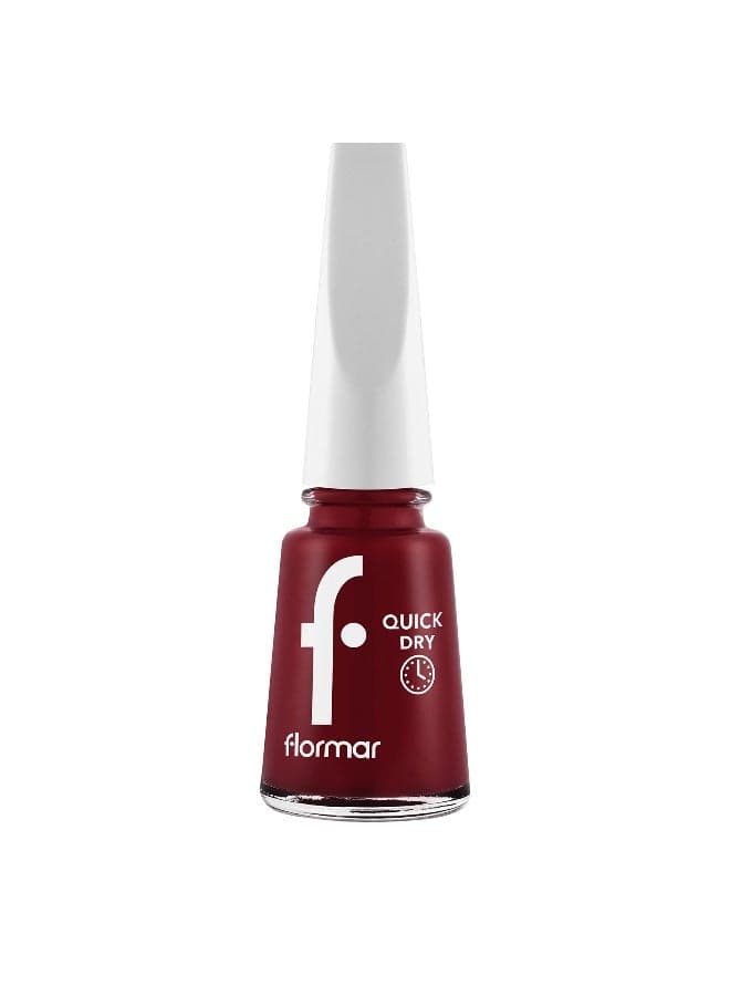 Fiery Red Quick Dry Nail Enamel - 06 Fiery Red New - Image 1