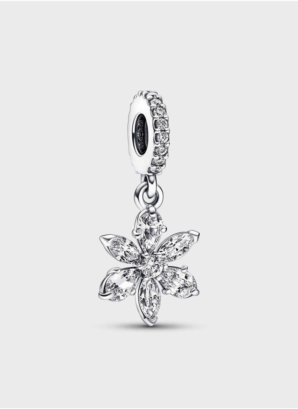 PANDORA Sparkling Herbarium Cluster Charm – Sterling Silver - Image 1