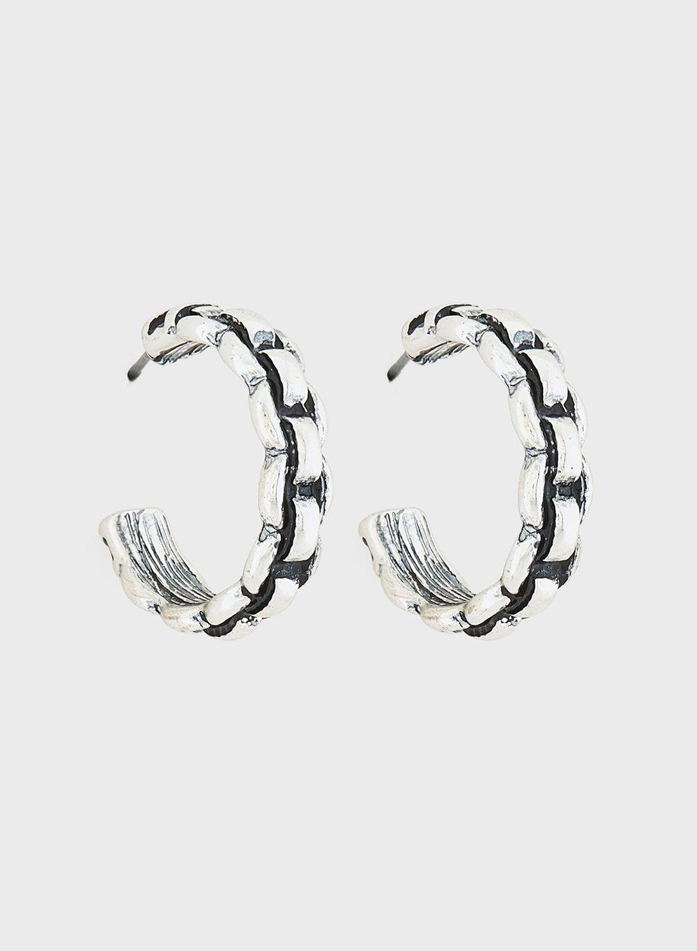 Elegant Ginger Hoop Earrings - A Modern Classic for Her - Image 1