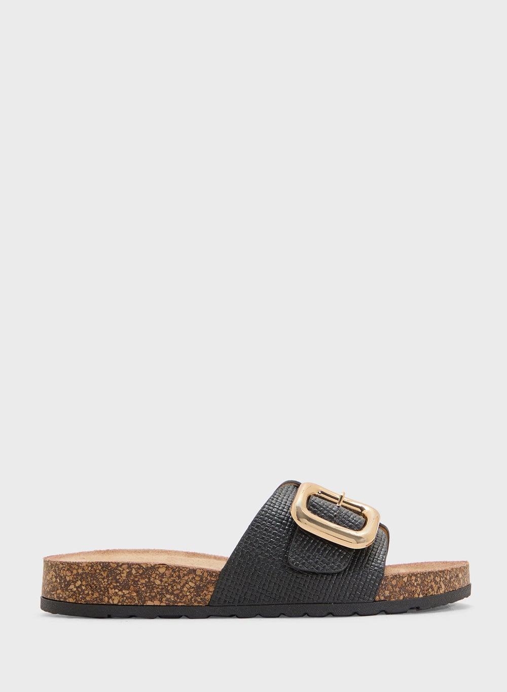 Elegant Blb2301 X02 Black Ladies Casual Slide Sandal - Image 1