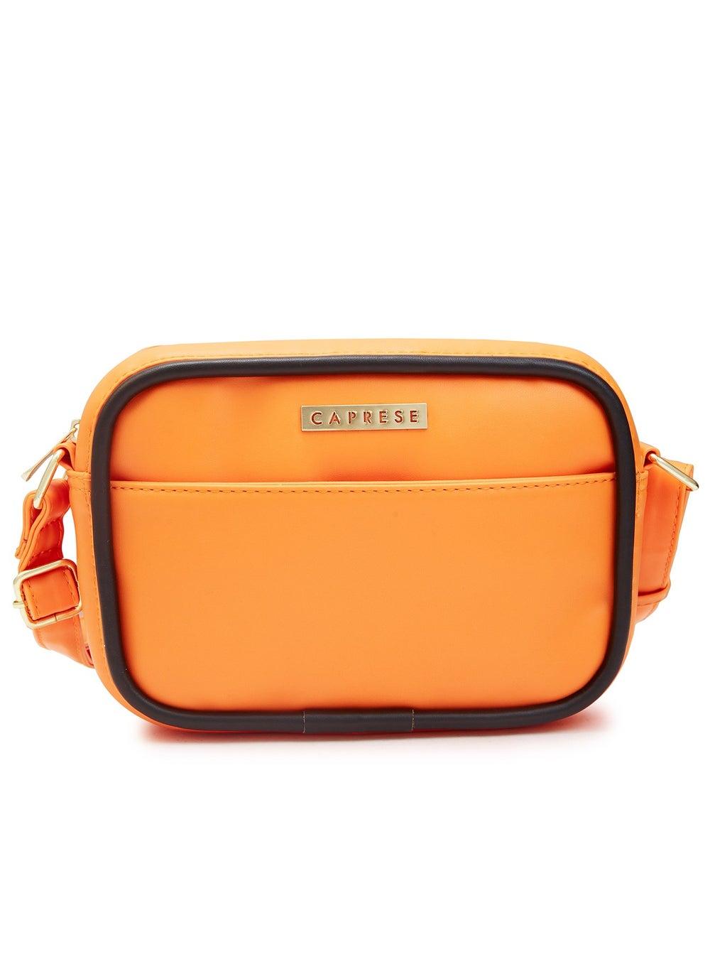 CAPRESE Gracie Orange Elegance Faux Leather Sling Bag - Image 1