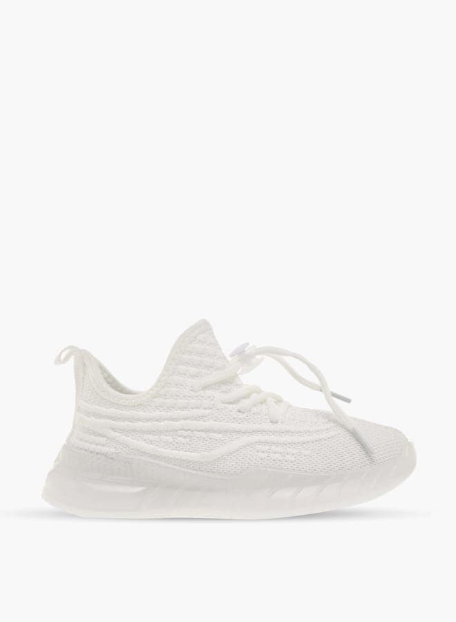 41Qx5 10454Bpwhite Elegant Monotone Boys' Sneakers - Image 1