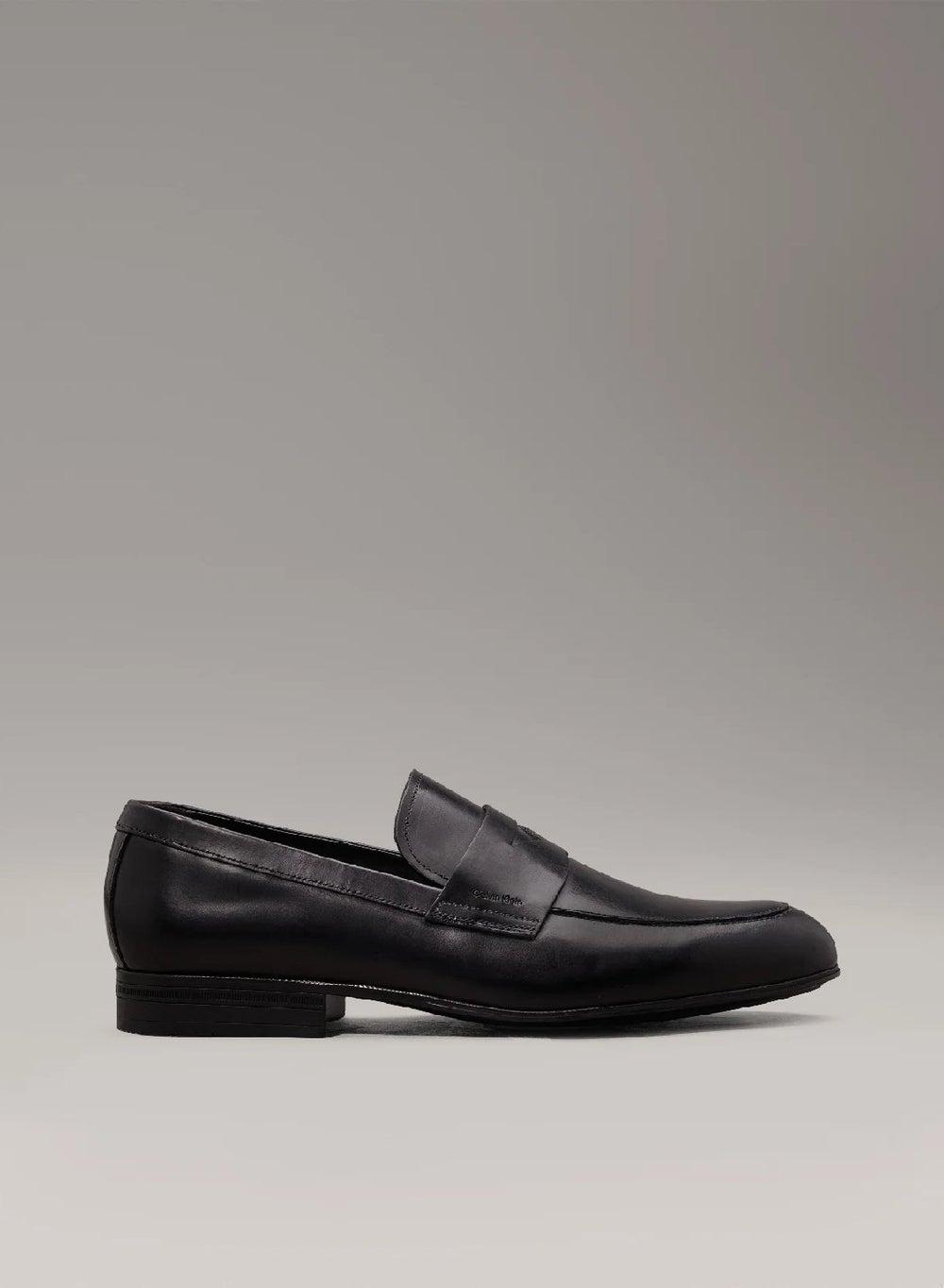 Calvin Klein Mocassin Lth European Leather Loafers - Black - Image 1
