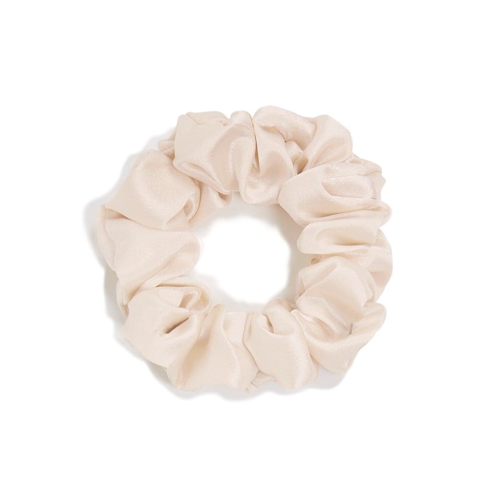 Champagne Silk Scrunchie 3CM - Luxurious Haircare - Image 1
