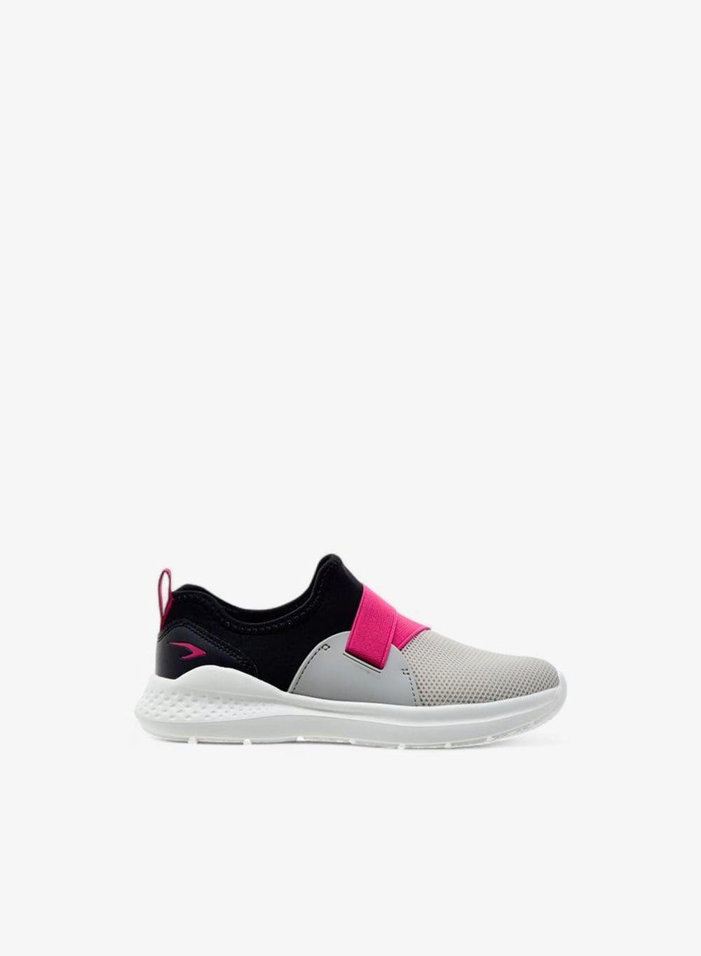 Chic Grey 24Yk227Gjgrey Textured Slip-Ons for Girls - Image 1