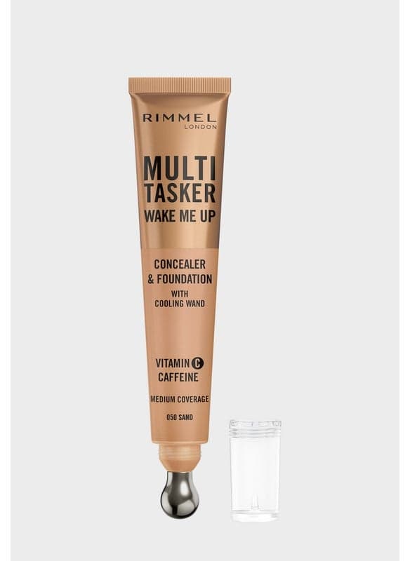 Rimmel Multi-Tasker Sand Shade 50 - Dual Concealer & Foundation, 20ml - Image 1