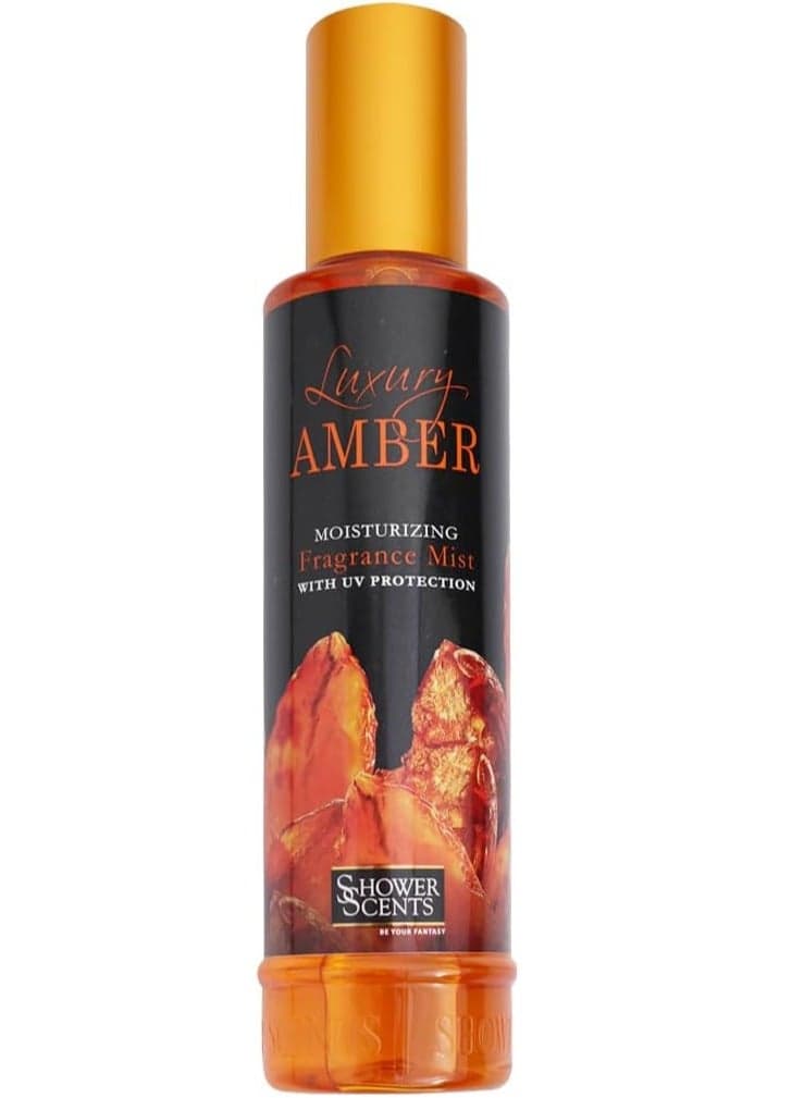 Shower Scents Amber Elegance Body Mist 250ml - Image 1