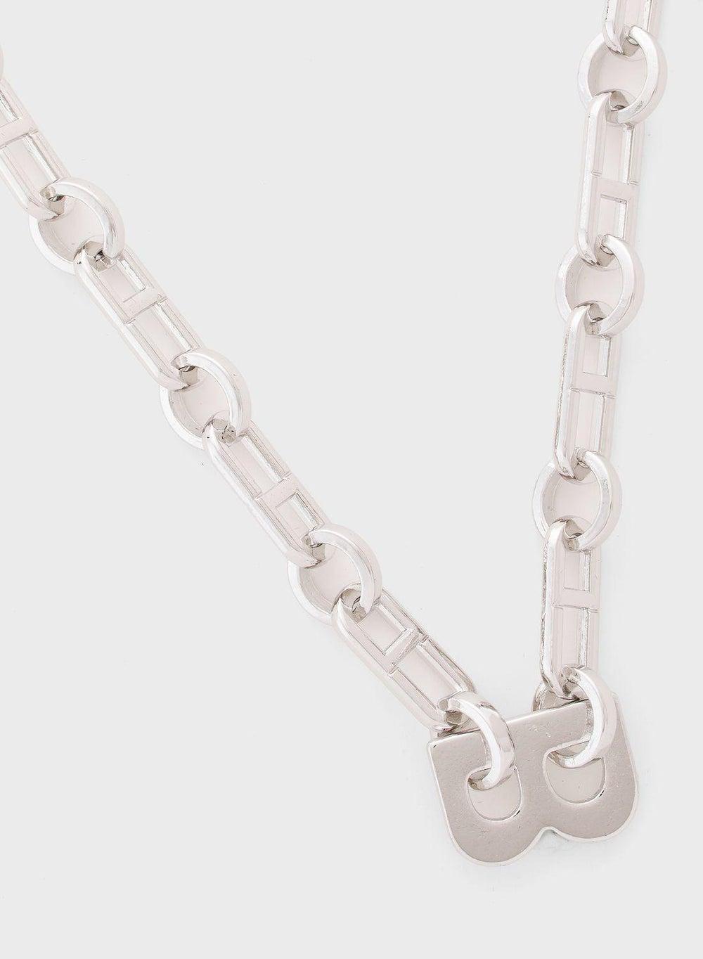 Vanilla Rouge Alphabet Charm Silver Necklace for Women - Image 1