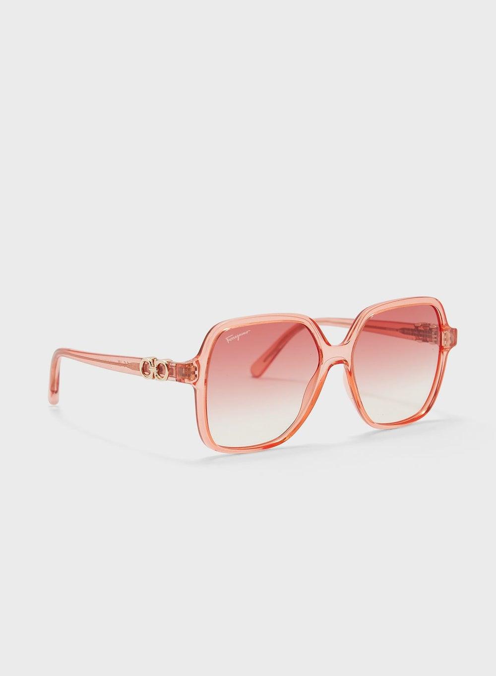 FERRAGAMO Chic Oversized Rectangle Sunglasses for Women - Image 1