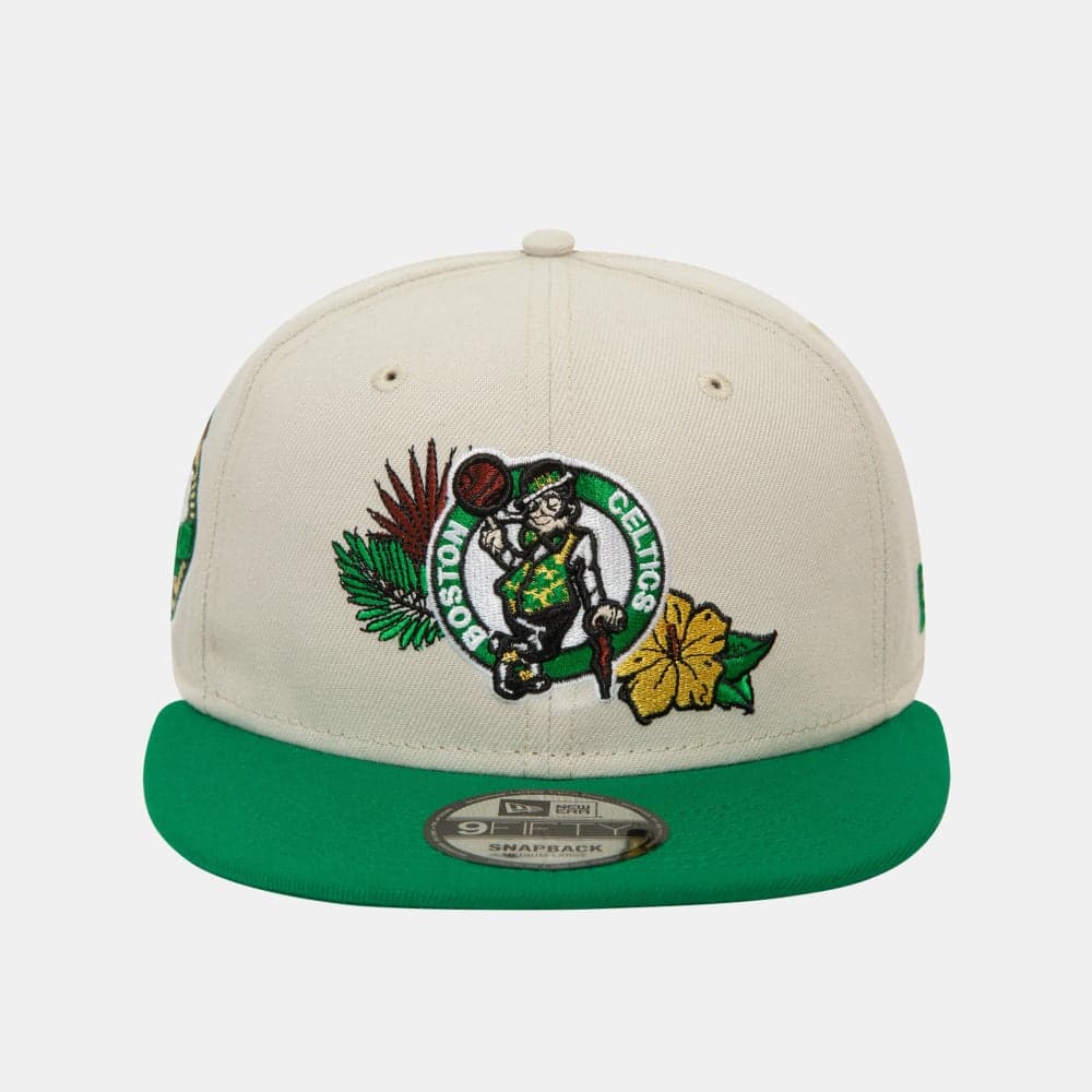 Boston Celtics Floral 9FIFTY Cap | New Era NBA Collection - Image 1