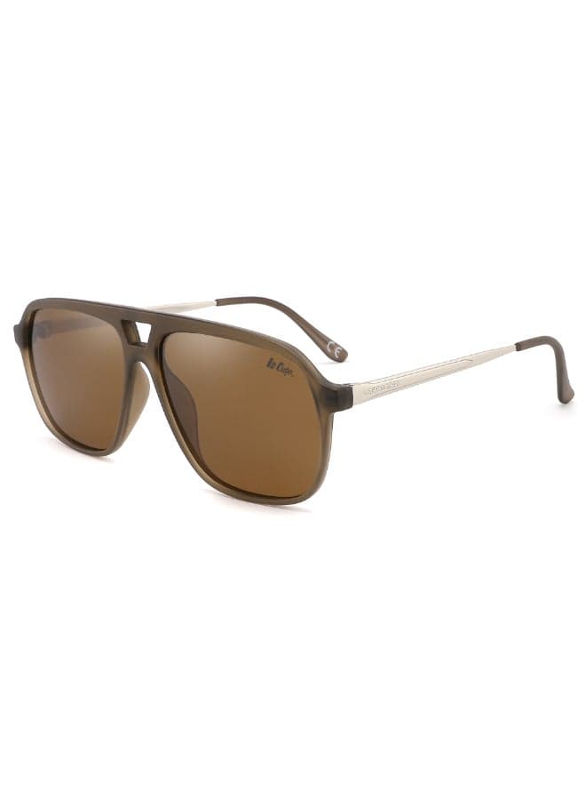 Lee Cooper LC1001C02 Elegant Brown Polarized Sunglasses - Image 1