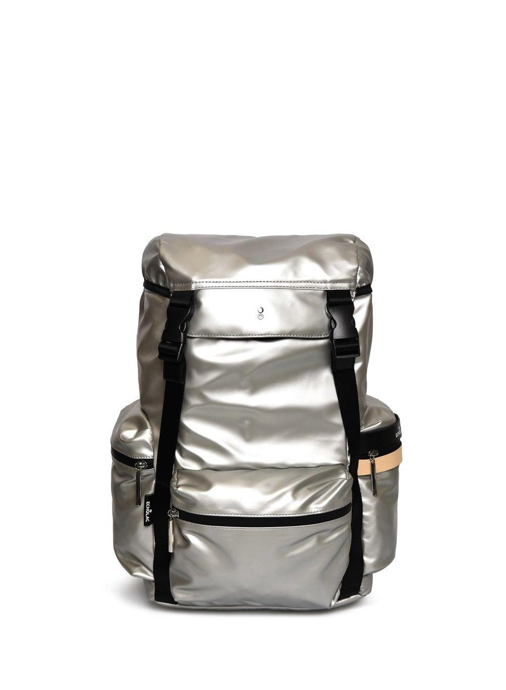 Echolac Celestra Silver 17-Inch Premium Waterproof Backpack - Image 1