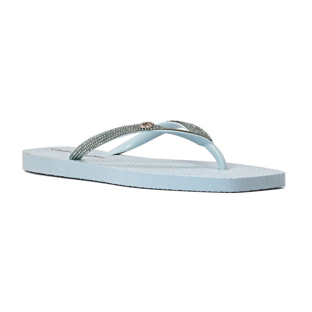 Baby Blue CS Flip-Flops – Classic Elegance for Her - Image 1