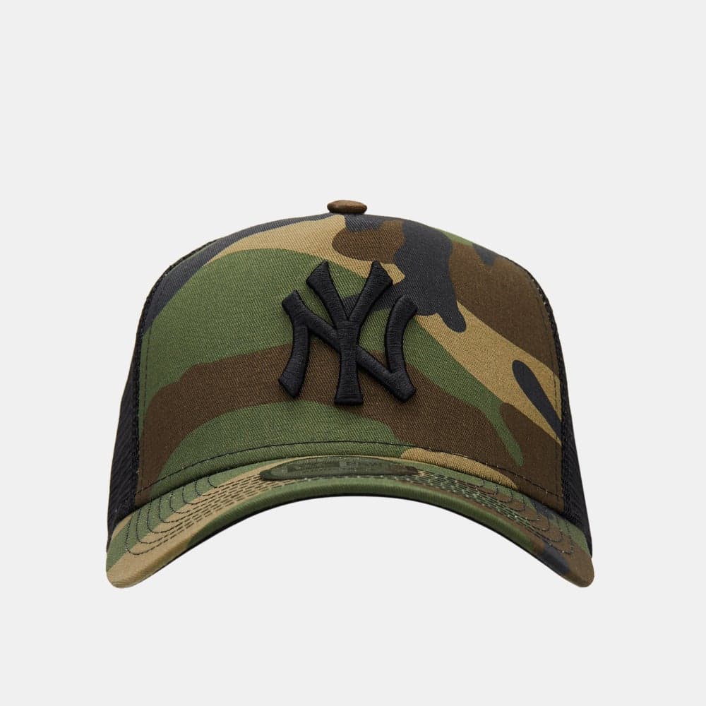 Elegant New York Yankees Clean A-Frame Trucker Cap - Image 1