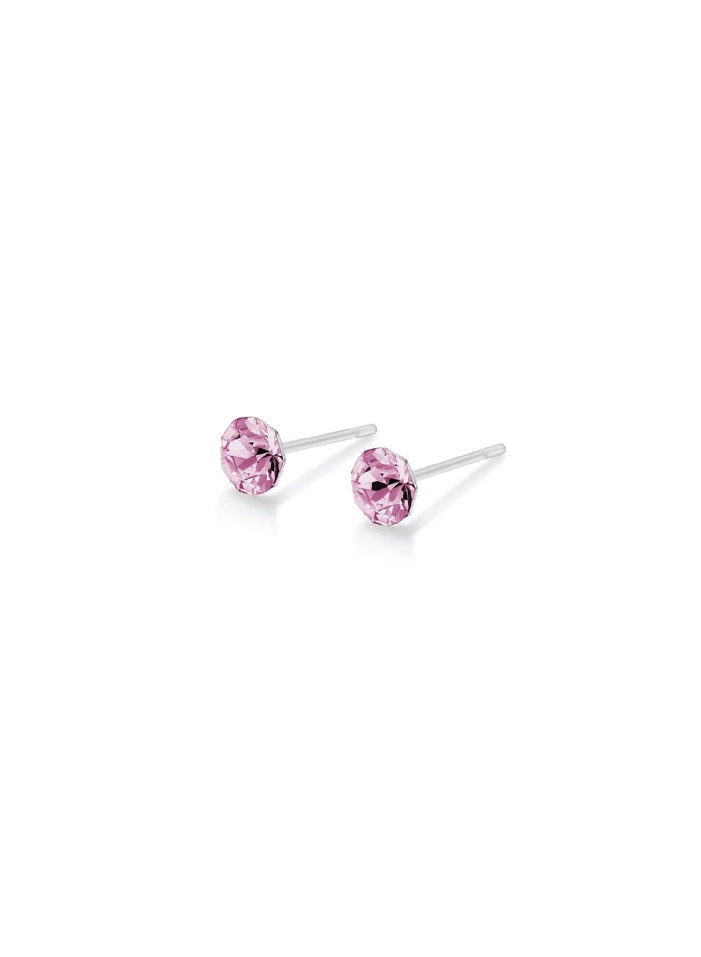 Seona CLARA Light Amethyst Mini Stud Earrings – Delicate Elegance - Image 1