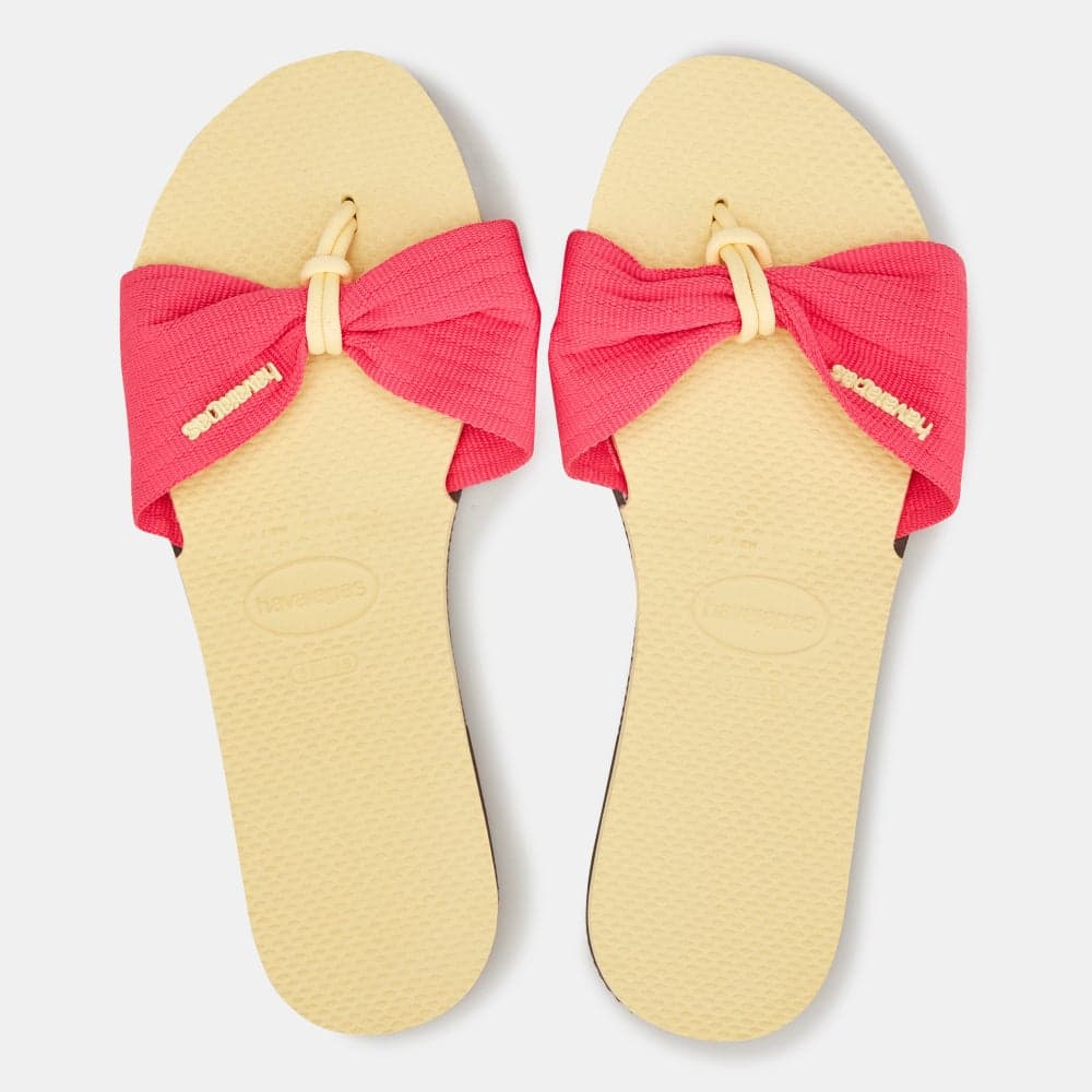 You Saint Tropez Women’s Elegant Red Flip Flops - Image 1