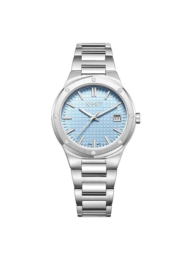 ECSTACY E23509-SBSL Elegant Stainless Steel Women's Watch - 34mm - Image 1