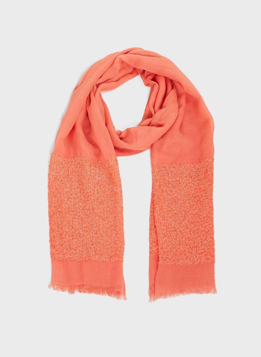 Ayra Amaryllis Scarve - Luxurious Sequin Embellishment - Image 1