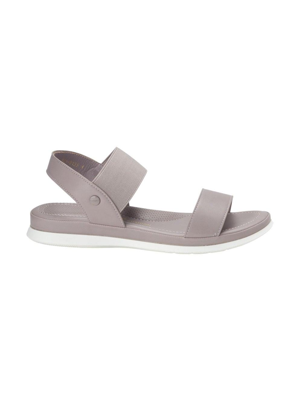 501 9123 Bata Comfit - Elegant Grey Casual Sandals - Image 1