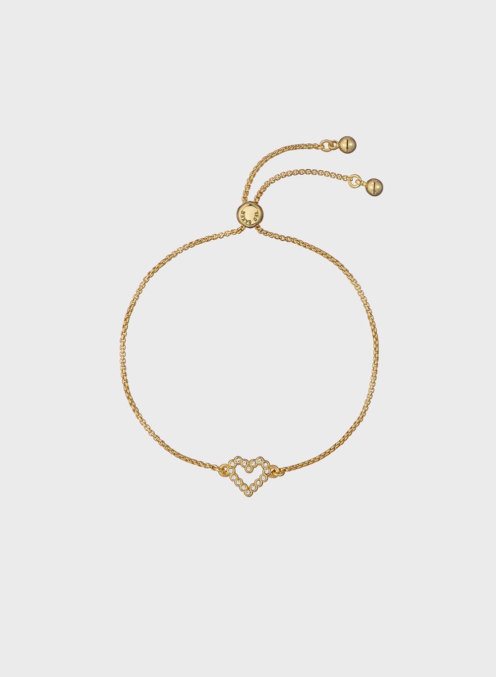Ted Baker Elegant Heart Crystal Bracelet for Women - Image 1