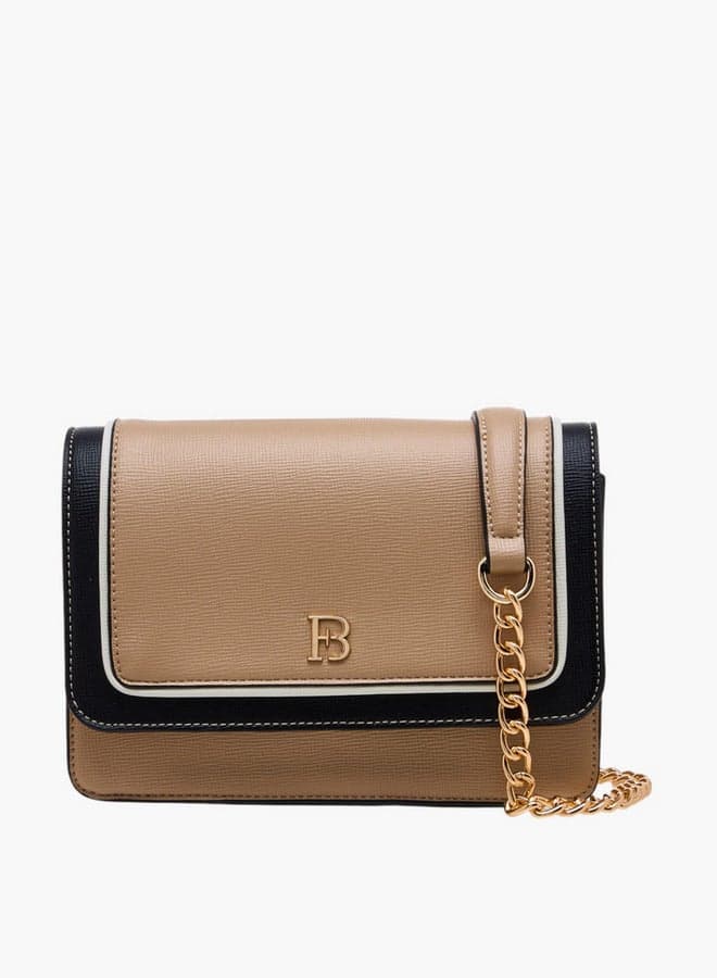Flora Bella Textured Women's Crossbody with Elegant Chain Strap - Image 1
